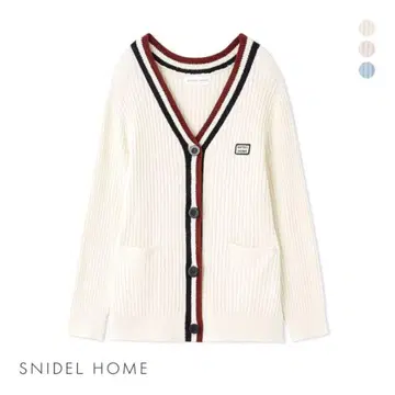 SNIDEL HOME 리브 가디건 아이보리