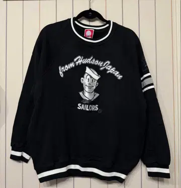 SAILORS 맨투맨 블랙