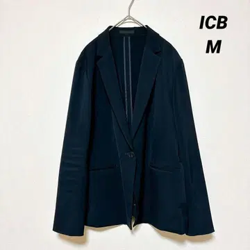 ICB 블랙 테일러드 자켓 심플