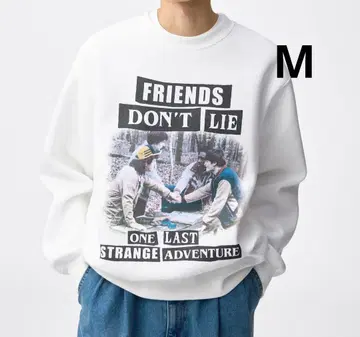 GU 기묘한 이야기 헤비 웨이트 맨투맨 M