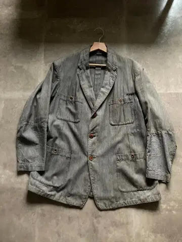 1920s French work 블랙 샴브레이 프랑스 몰스킨