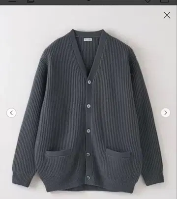 Steven Alan 해밀턴 라무즈 울 V넥 가디건 LOOSE