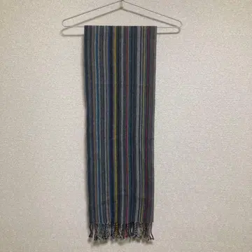 Paul Smith 스트라이프 머플러 울 100%