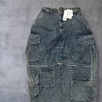 archive 카고 데님 팬츠 2way 데님