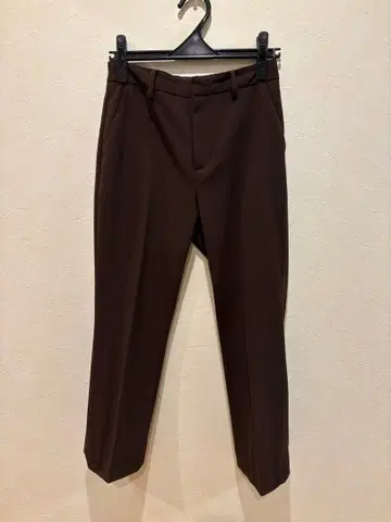 SLOBE iENA 브라운 슬랙스