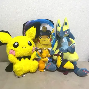 포켓몬 봉제 인형 쿠션 백팩 5세트