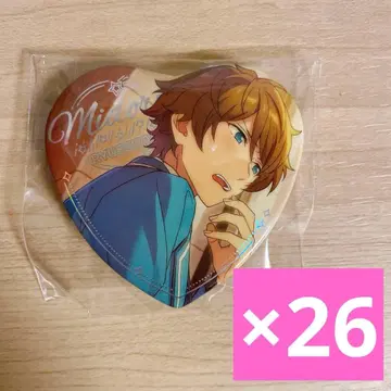 앙스타 하트 캔뱃지 새상품 타카미네 미도리 26개