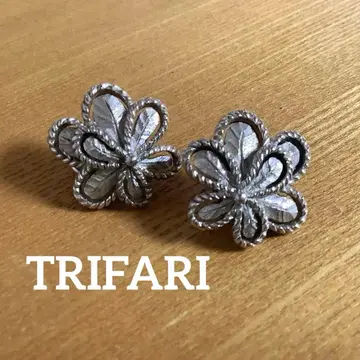 트리파리 귀찌 실버 컬러 앤티크