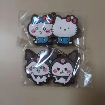 치이카와 (먼작귀) x 산리오 캐릭터즈 나카요시 러버 마스코트 2개 세트