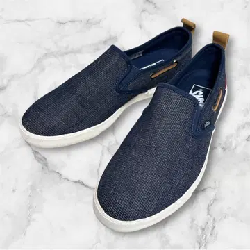 30 새상품급 Vans 슬립온 다크 블루 25cm