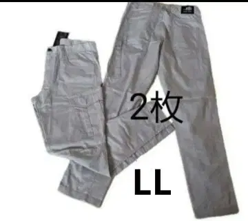 새상품 그레이 워크 팬츠 LL 사이즈 2장 세트