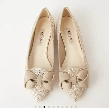 DIANA 그로그랭 리본 오페라 슈즈