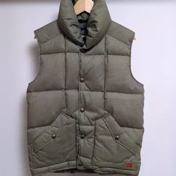 [ 새상품급 ] roial 다운 베스트 남성용 카키 M 사이즈