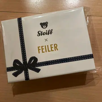 [ 미사용 새상품 ] Steiff x FEILER 기프트 박스
