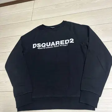 DSQUARED2 로고 블랙 트레이닝복