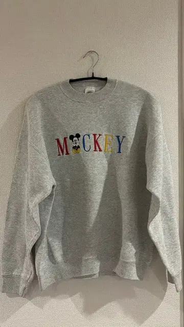구제 의류 90년대 미키마우스 캐릭터 맨투맨