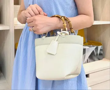 23구 대나무 핸들 미니 숄더