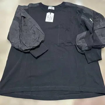 LASUD 라슈드/MA-1 도킹 풀오버/블랙/볼륨 슬리브