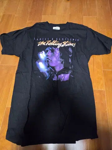 미사용 롤링 스톤스 T셔츠 M 블랙