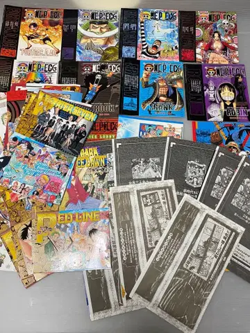 원피스 총집편 부록 묶음 판매 오리지널 북커버 등