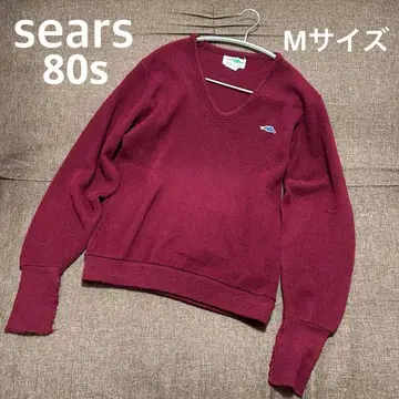 [레어] 80s Sears Braggin' Dragon V넥 니트 M