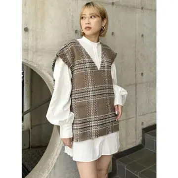 무루아 오리지널 트위드 셔츠 원피스 완판템