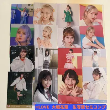 =LOVE 오바 하나나 브로마이드 세미 컴프