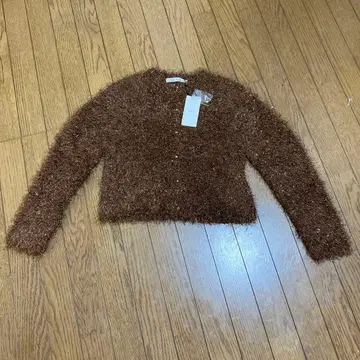 MOUSSY 브라운 긴팔 가디건