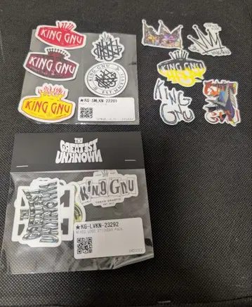King Gnu 스티커 3종 세트