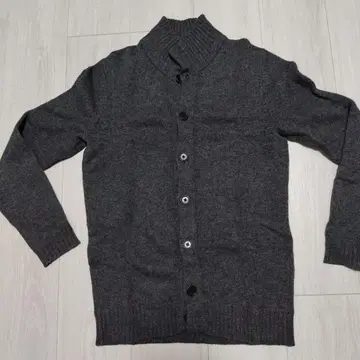 TOMORROWLAND 그레이 니트 가디건 스탠드 카라