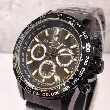 살바토레마라 손목시계 솔라 크로노그래프 블랙 새상품 하자품