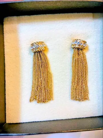 [ 미사용 새상품 ] GROSSE (그로세) 프린지 귀걸이