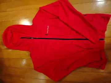 [ 후드 부착 ] mont-bell 플리스 자켓 M 레드