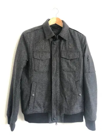 나노 유니버스 울 혼방 밀리터리 스타일 자켓