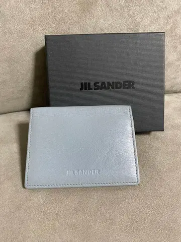JIL SANDER 질 샌더 블루 그레이 스카이블루 명함지갑 카드 케이스