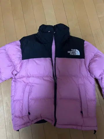 THE NORTH FACE 눕시 다운 자켓 핑크 블랙