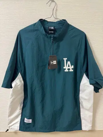 택 포함 새상품 NEW ERA 뉴에라 MLB 아노락 LA 다저스 L