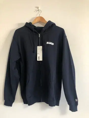 BLUCO 네이비 집업 후드티