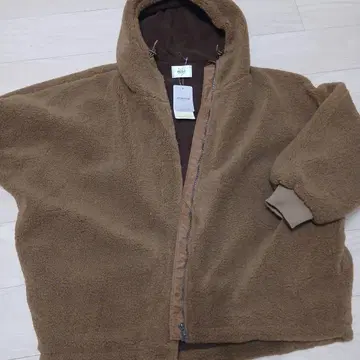 HUG.U 플리스 자켓 브라운 F