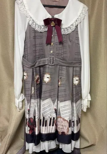 아마벨 Piano Concertos 레이스 프릴 원피스