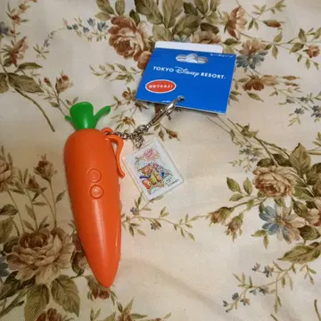 디즈니 리조트 주토피아 키체인 당근 녹음 새상품