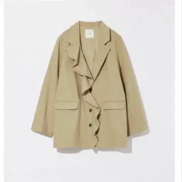 Eaphi 러플 라펠 재킷