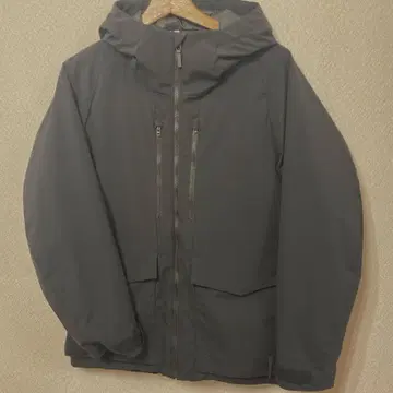 UNIQLO 후드 부착 다운 자켓 블랙