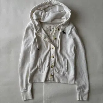 아베크롬비 앤 피치 후드티 화이트 Y2K 00s 속기모