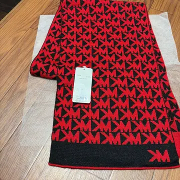 MICHAEL KORS BORDERED MK SCARF