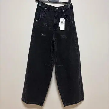 Vin 배럴 룩 블랙 데님 38