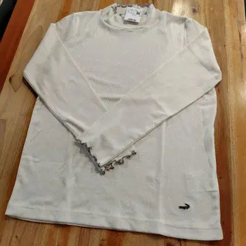 크로커다일 멜로우 하이넥 리브 티셔츠