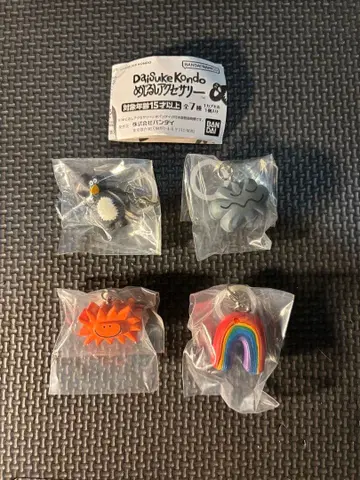 Daisuke Kondo 메지루시 액세서리 캡슐 토이 4개 세트