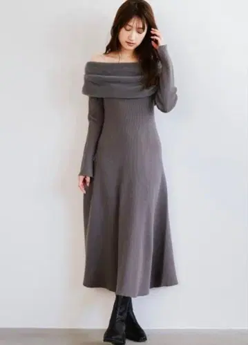 코코딜 니트 원피스