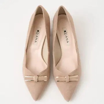 DIANA 미들힐 펌프스 핑크 베이지